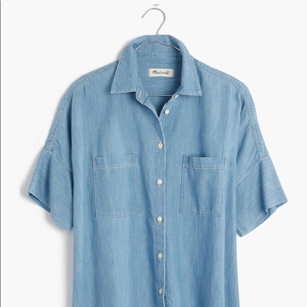 Madewell Courier shirt - mid wash chambray